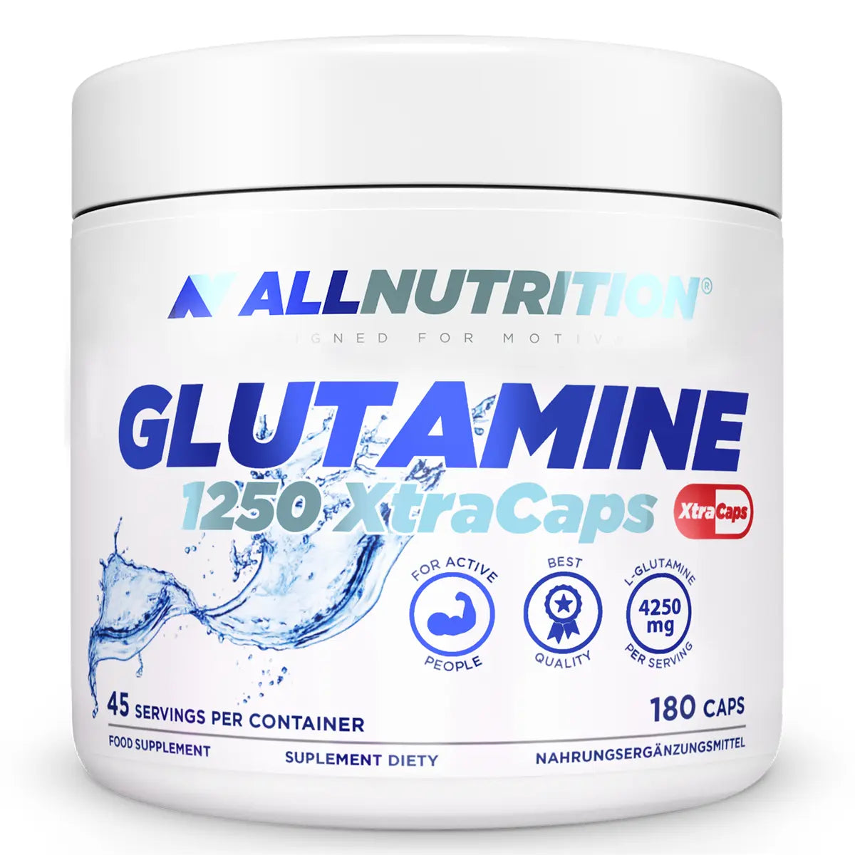 ALLNUTRITION GLUTAMINE 1250 - 180 XtraCaps GO GET FIT