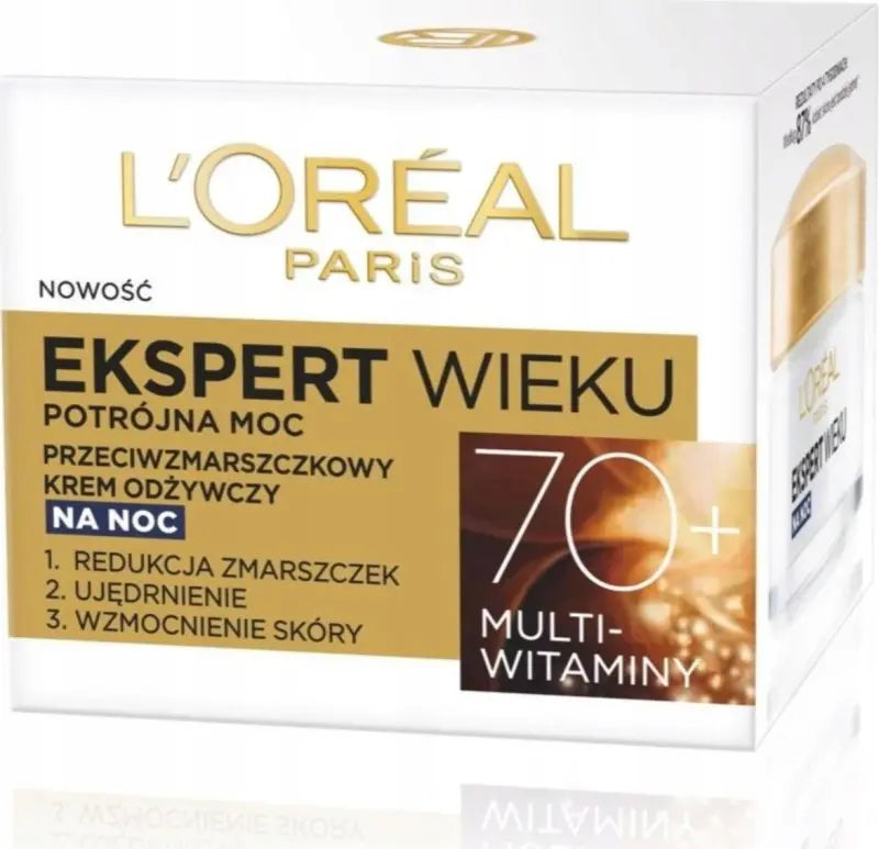 L’Oréal Age Expert 70+ Anti-Wrinkle Nourishing Night Cream 50 ml LOREAL