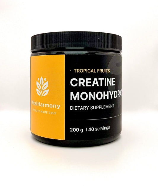VitalHarmony Creatine Monohydrate 200g VitalHarmony