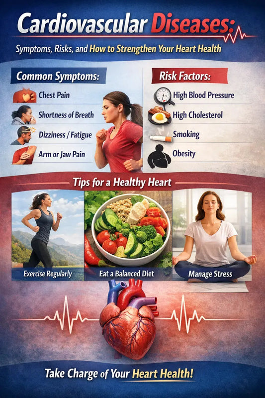 Cardiovascular Diseases: Symptoms, Risks, and How to Strengthen Your Heart Health GO GET FIT - Sports nutrition | Dietary supplements | Vitamins | Minerals | Protein