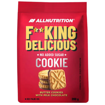 compare product ALLNUTRITION FITKING DELICIOUS COOKIE BUTTER COOKIES WITH MILK CHOCOLATE 200 g