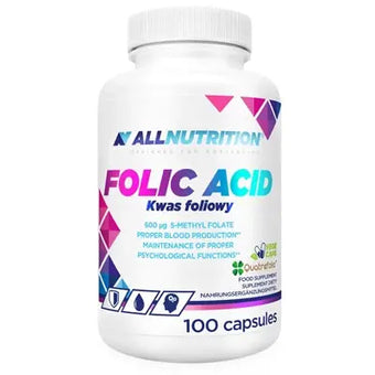 compare product ALLNUTRITION FOLIC ACID 100 capsules