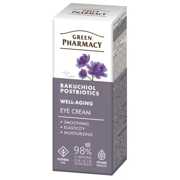 Green Pharmacy Bakuchiol & Postbiotics Anti-Aging Eye Cream 15 ml GREEN PHARMACY