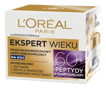 compare product LOREAL Expert Age 60+ kortsudevastane taastav öökreem 50 ml