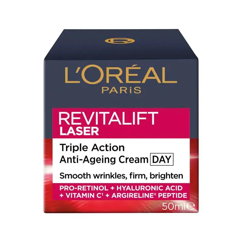 LOREAL Revitalift Laser Anti-Aging Cream with triple effect for day 50 ml LOREAL