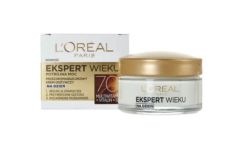 L’Oréal Age Expert 70+ Anti-Wrinkle Nourishing Day Cream SPF 20 – 50 ml LOREAL