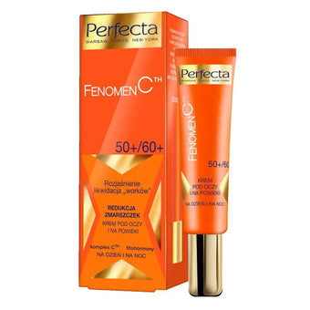 compare product PERFECTA Fenomen C 50+/60+ silma- ja silmalaukreem – kirgastav, turseid vähendav, kortse vähendav 15 ml