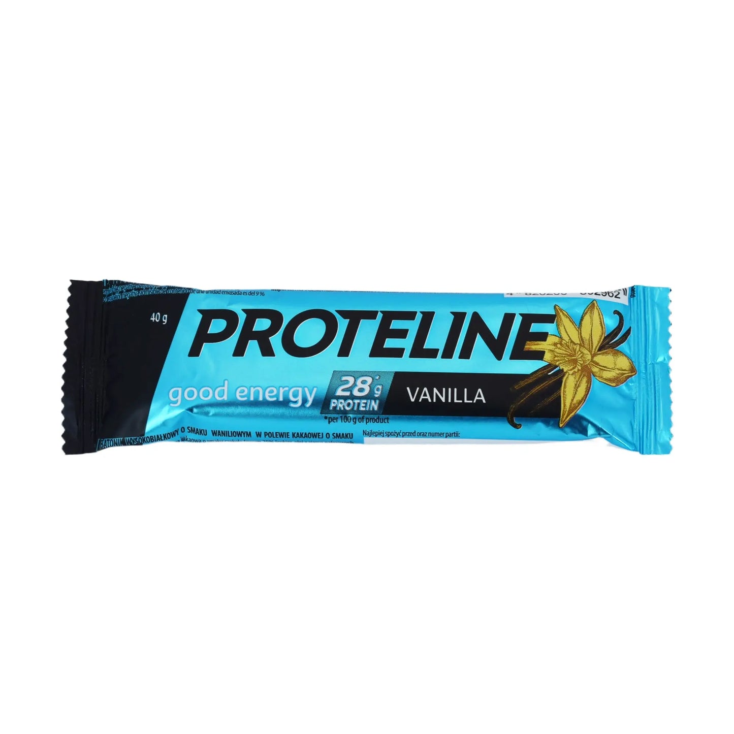 PROTELINE - Vanilla flavored protein bar with confectionery glaze (40g) PROTELINE