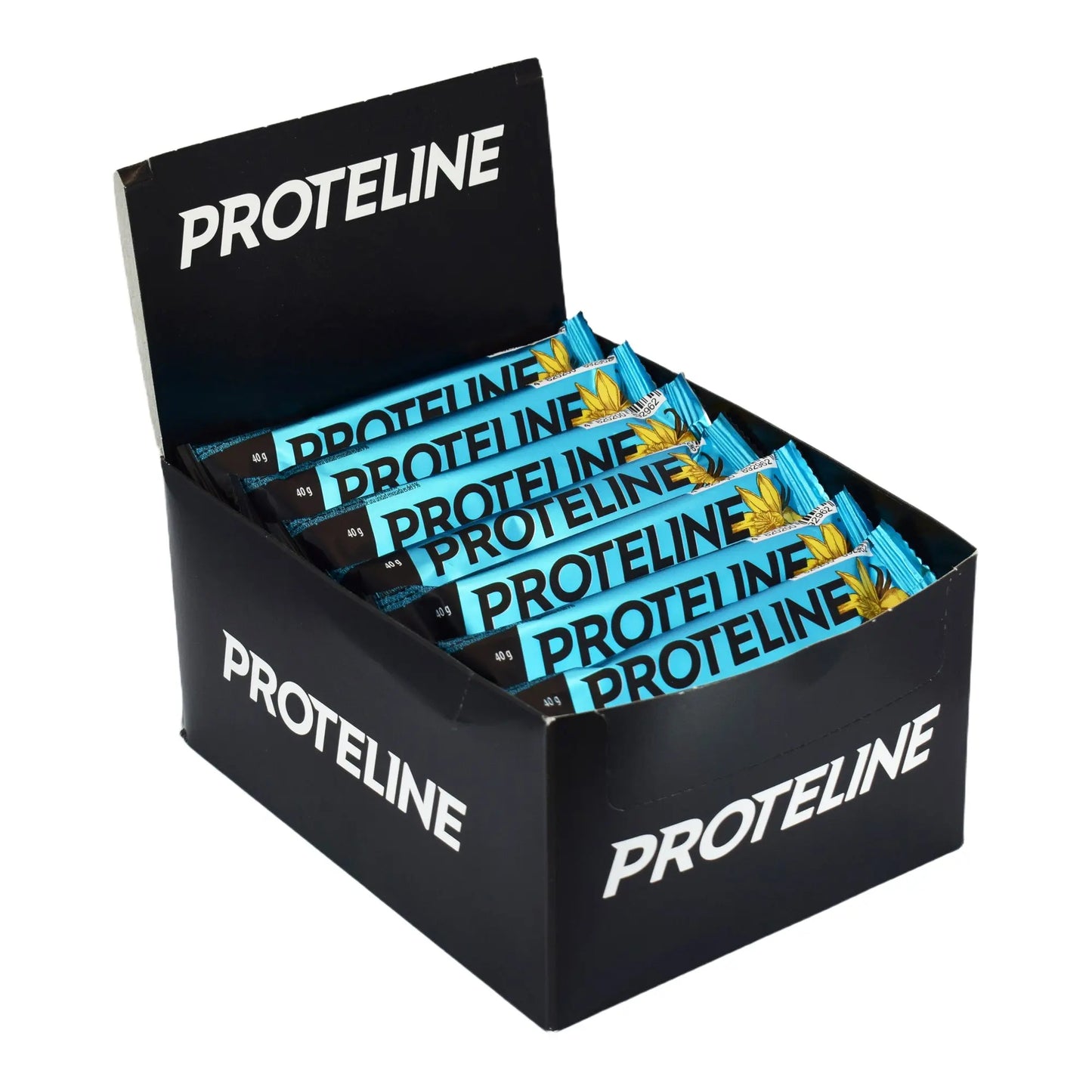 PROTELINE - Vanilla flavored protein bar with confectionery glaze (40g) PROTELINE