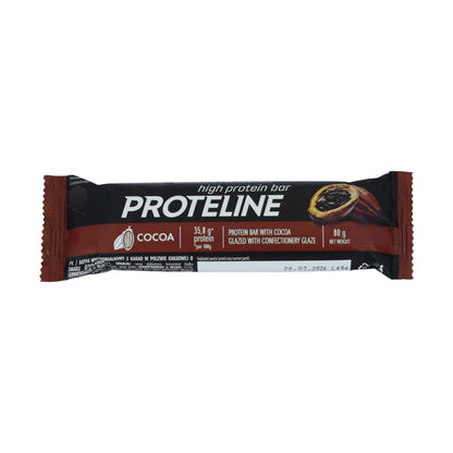 Protein bar with cocoa glazed with confectionery glaze (80g) Protein bar