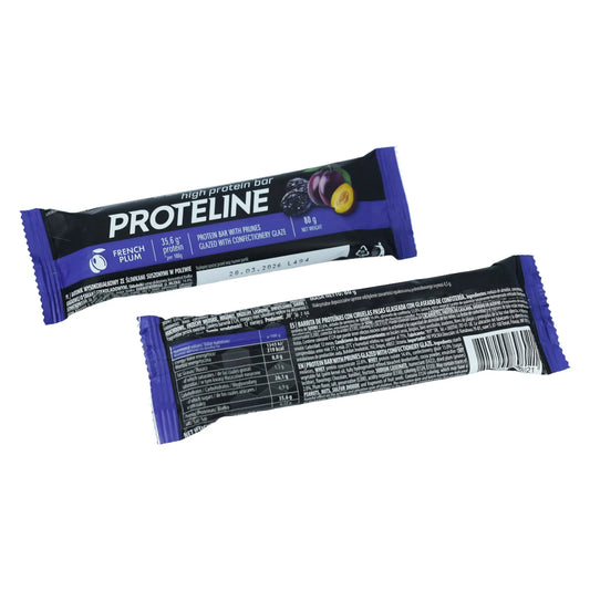 Protein bar with prunes glazed with confectionery glaze (80g) Protein bar