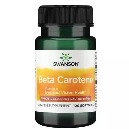 SWANSON BETA CAROTENE 10000IU (3000 MCG) 100S SWANSON