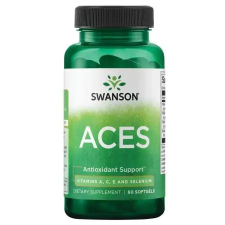 Swanson Aces - Vitamins A, C, E and Selenium 60 softgels SWANSON