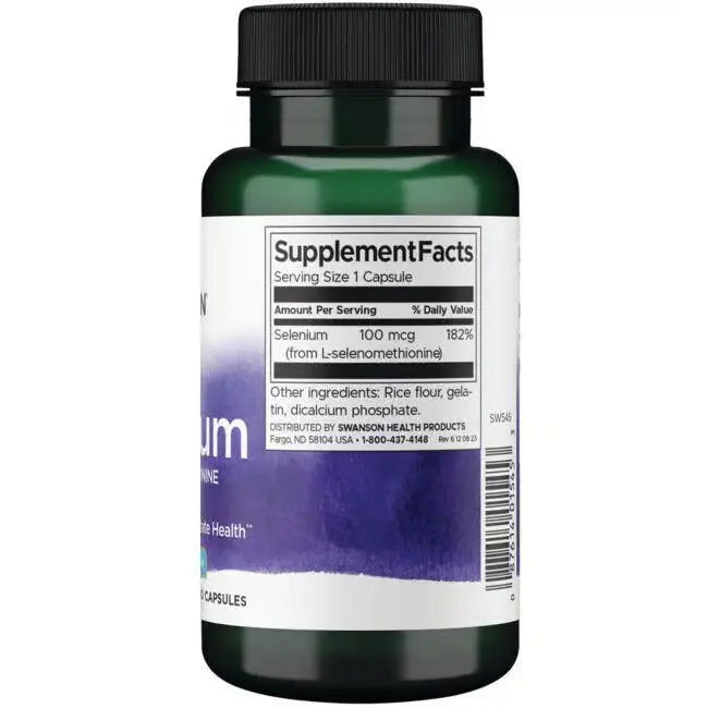 Swanson Selenium L-Selenomethionine - 300 capsules SWANSON