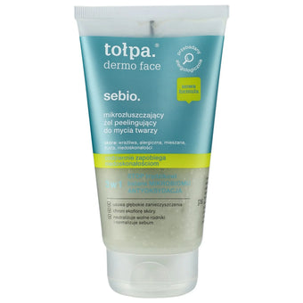 compare product Tołpa Dermo Face Sebio Micro-Exfoliating 3-in-1 näopuhastusgeel-koorija 150 ml