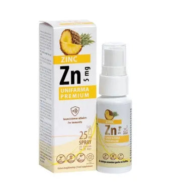compare product UNIFARMA Premium Zinc spray 25 ml