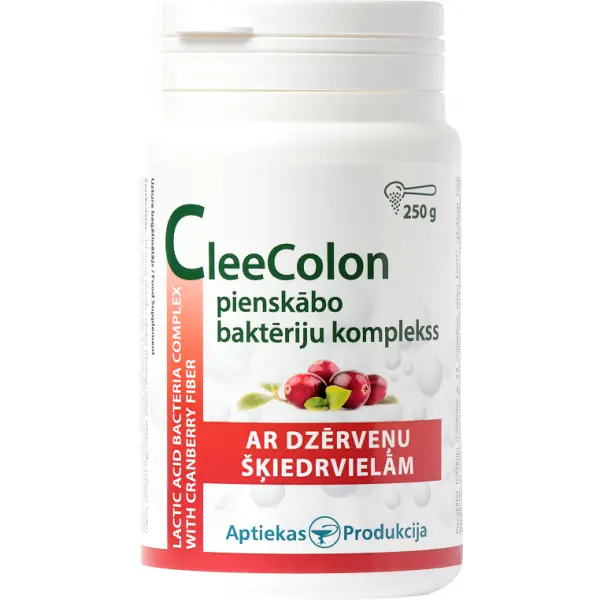 Unifarma Herbals CleeColon Lactic Acid Bacteria Complex with Cranberry Fiber 250g Unifarma Herbals