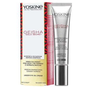 compare product YOSKINE Geisha Gold Secret Smoothing Oil Eye & Eyelid Cream with Caffeine 15 ml
